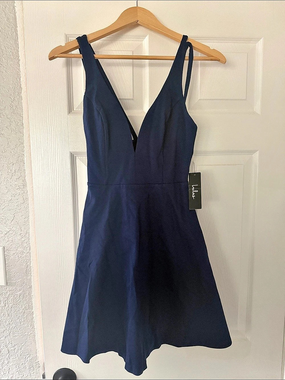Lulus navy blue mini dress